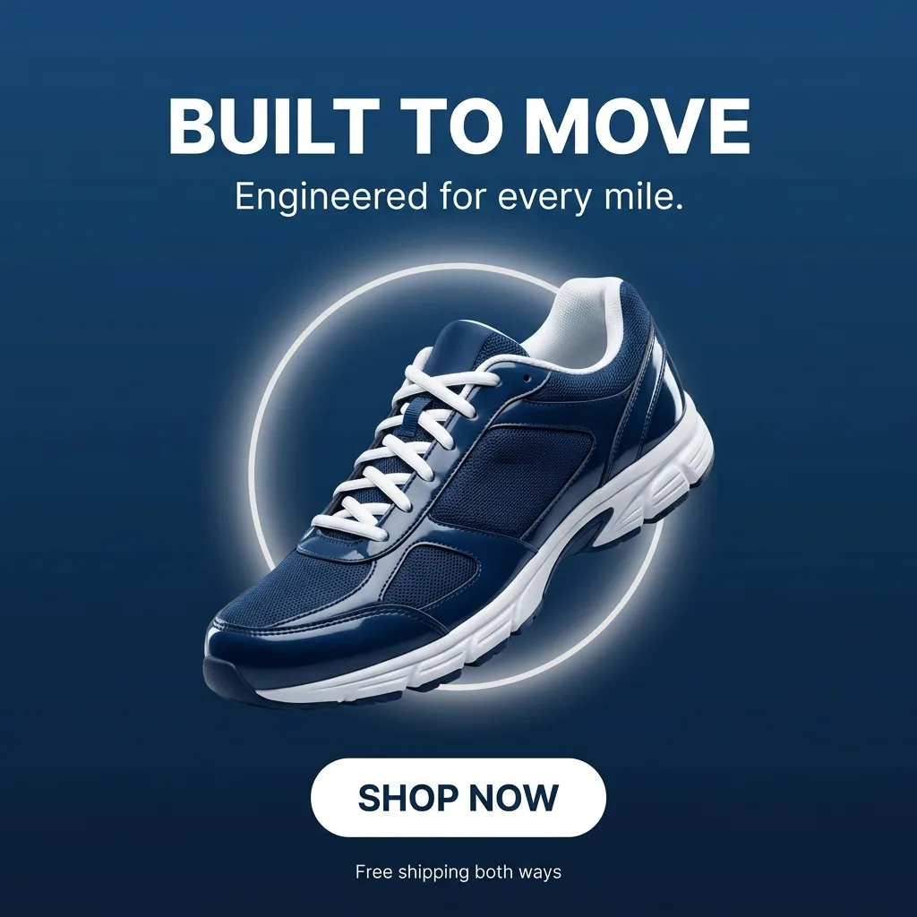 AI ad creative built for Meta angle testing